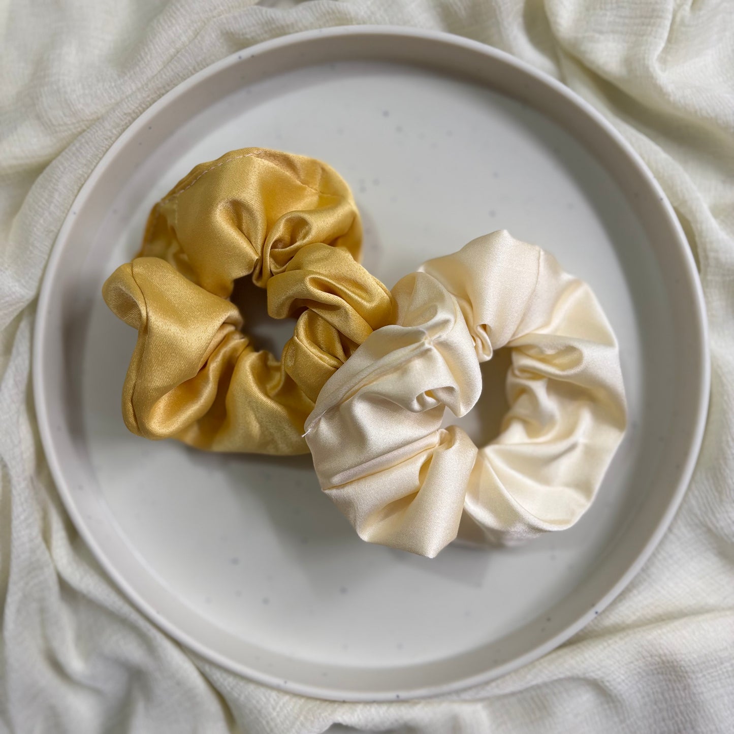 Satin Scrunchies - Set of 2