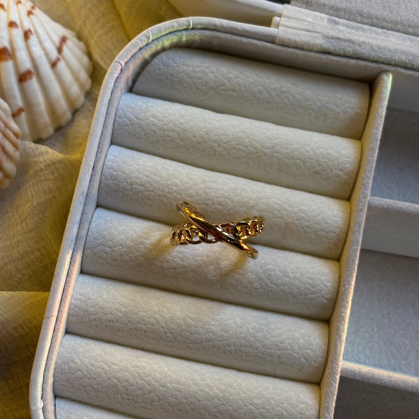 Criss Cross Adjustable Ring