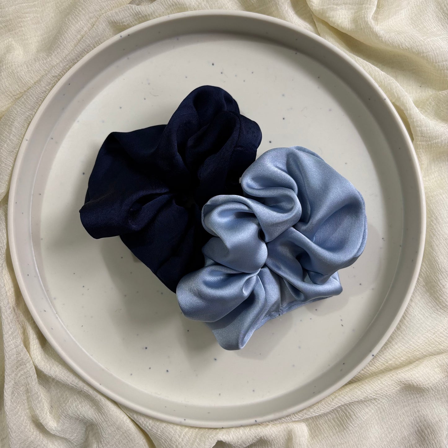 Satin Scrunchies - Set of 2