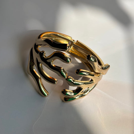 Hollow Branch Cuff Bracelet