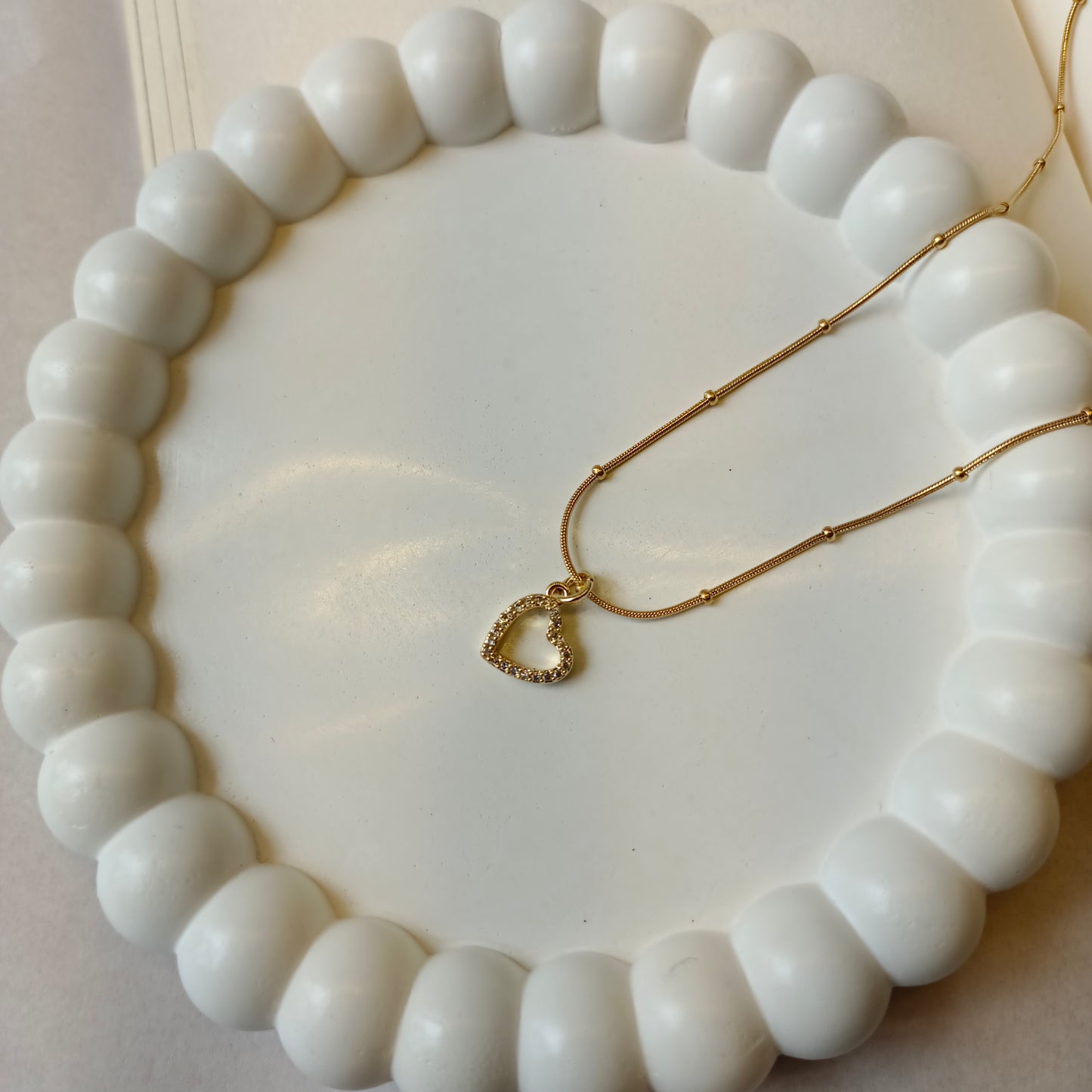 Forever Yours Chain Pendant 18K Gold Plated, Waterproof and Anti Tarnish