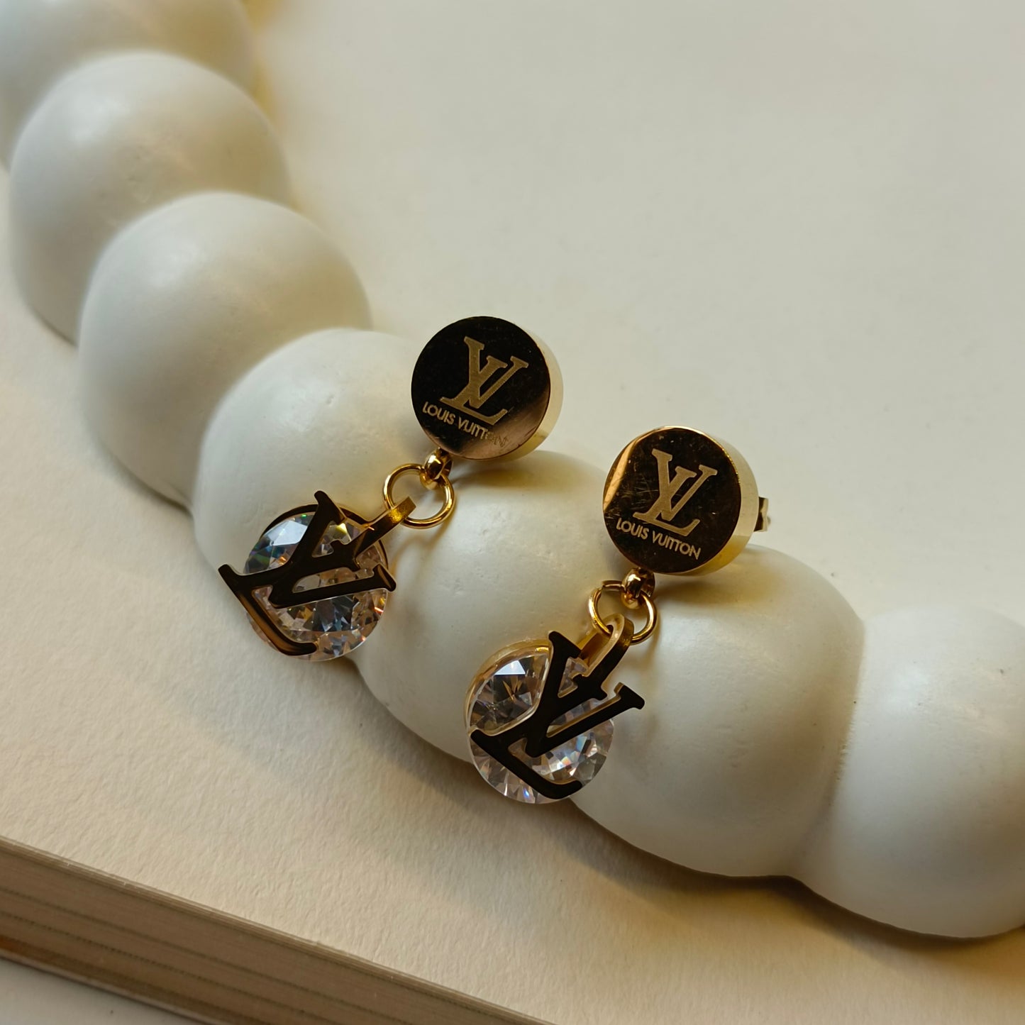 LV Drop Earrings 18K Gold Plated, Waterproof and Anti Tarnish