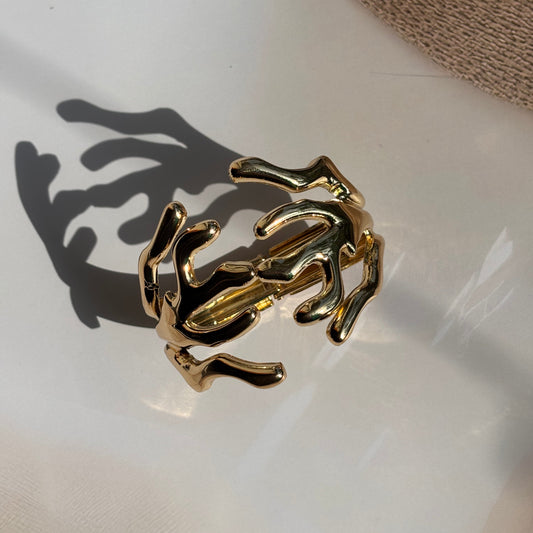 Hollow Branch Cuff Bracelet