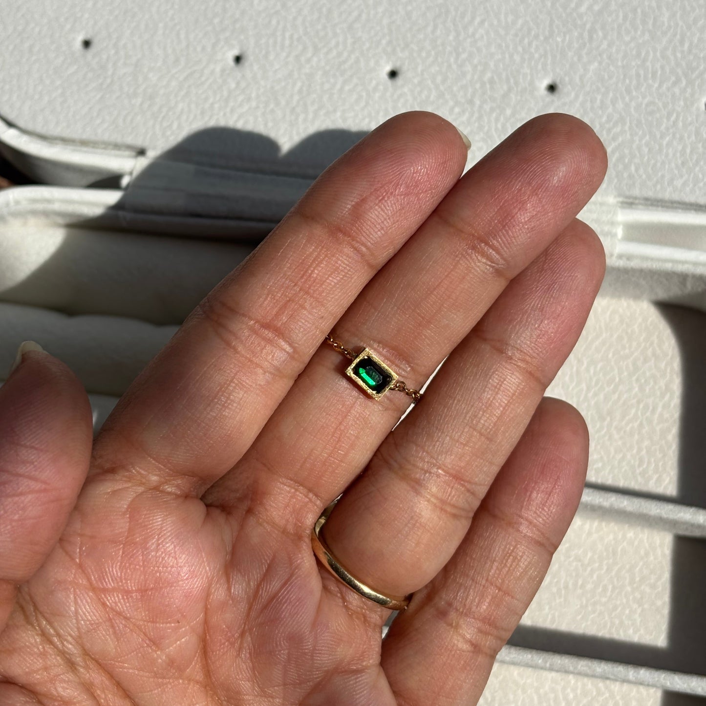 Verde Luxe Chain Ring