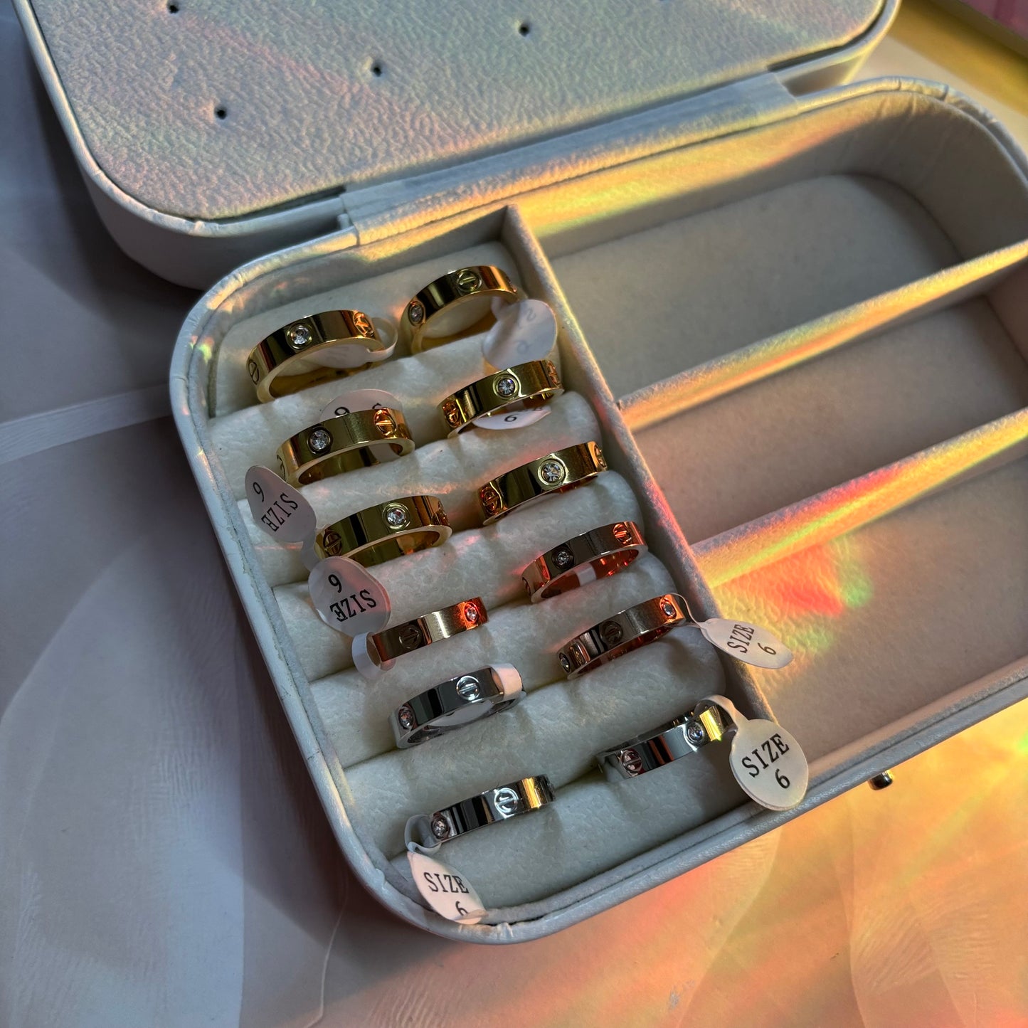 Cartier Rings 18K Gold Plated, Waterproof and Anti Tarnish