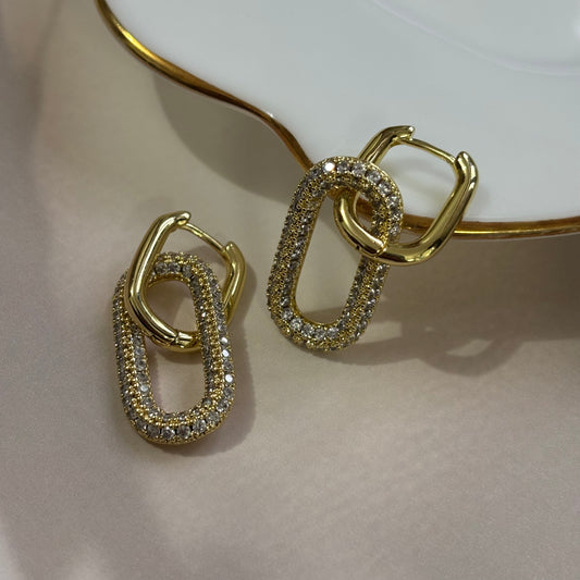 Interlinked Stud Earrings