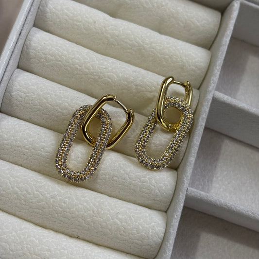 Interlinked Stud Earrings