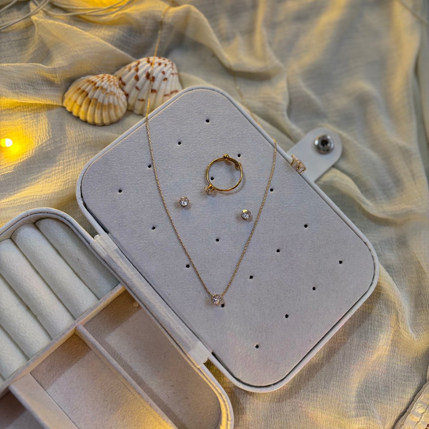 Solitaire 3-in-1 pendant set