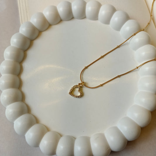 Forever Yours Chain Pendant 18K Gold Plated, Waterproof and Anti Tarnish